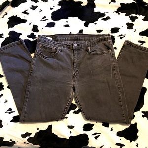 Levi’s Grey Black Slim Fit Straight Jean
